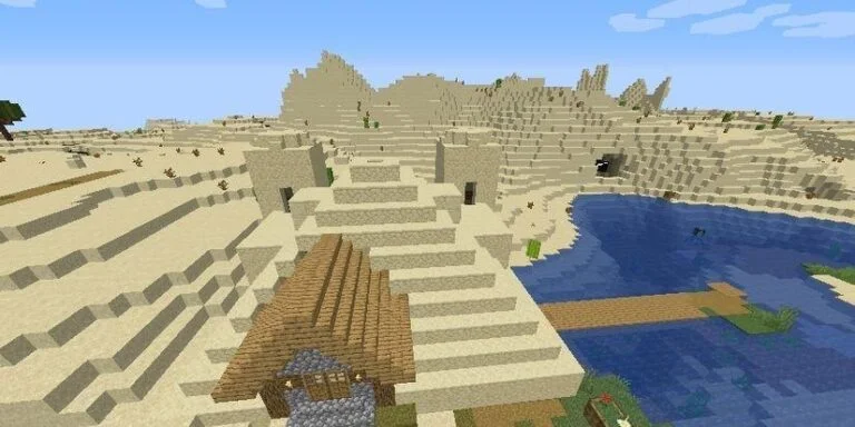 cual es la semilla  Casa en un templo del desierto semilla para Minecraft 1.16.4 / 1.16.3